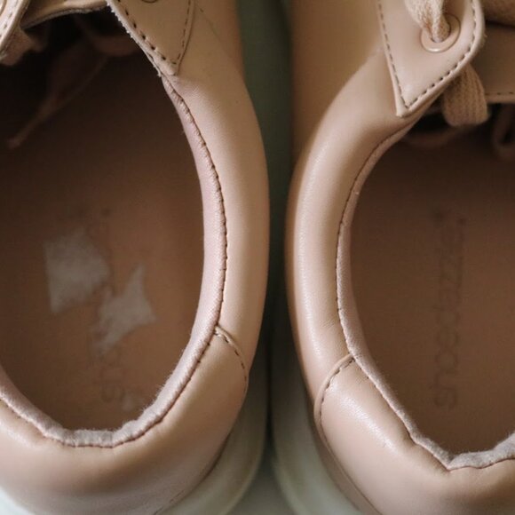 Just Fab JILL Faux Leather Chunky Sneaker - Blush Nude, Size 7.5 - Picture 13 of 16